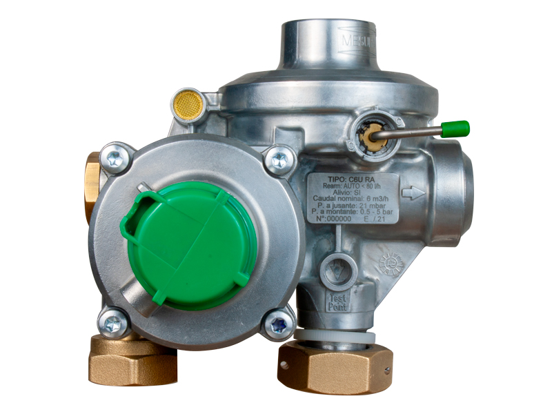 Mesura | products | type s1 double stage gas pressure regulators